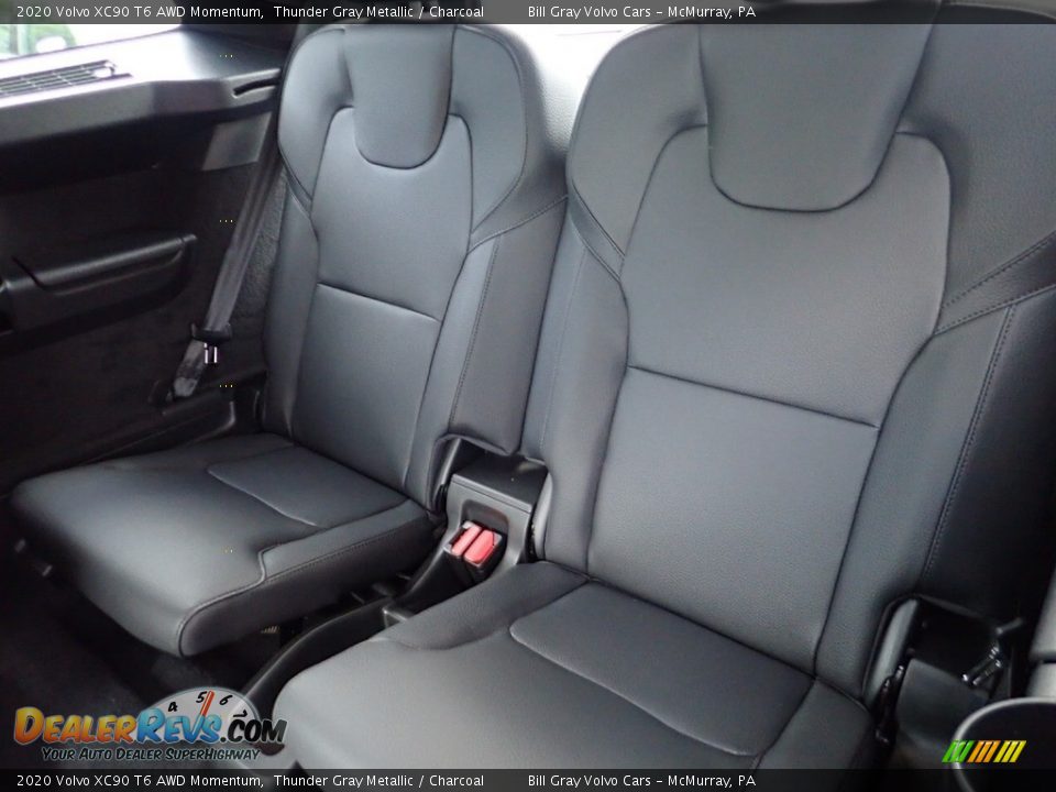 2020 Volvo XC90 T6 AWD Momentum Thunder Gray Metallic / Charcoal Photo #9