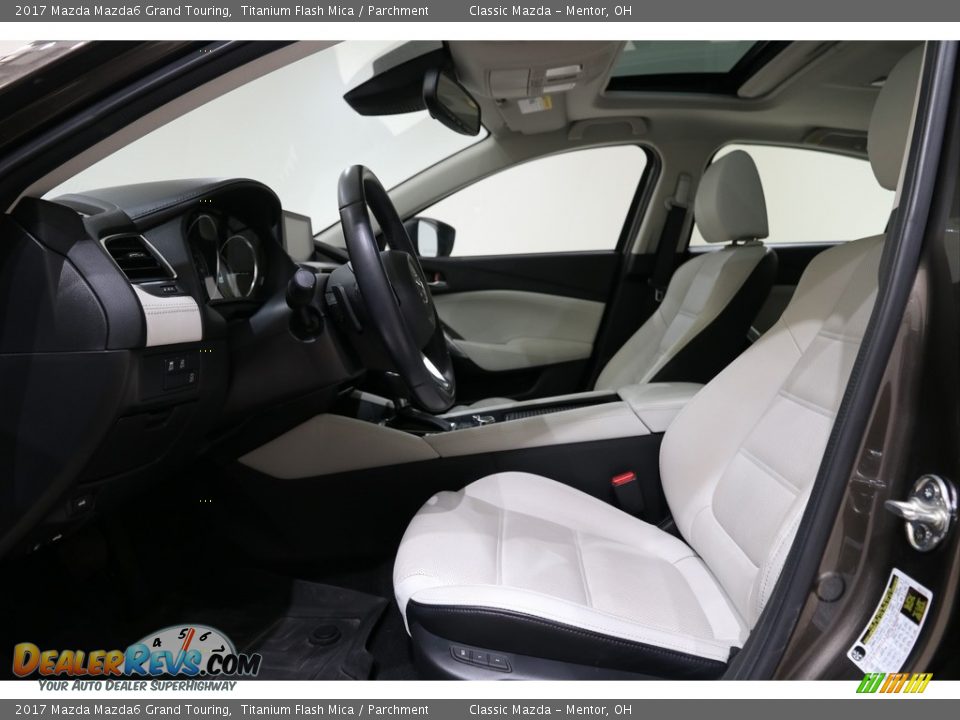 2017 Mazda Mazda6 Grand Touring Titanium Flash Mica / Parchment Photo #5