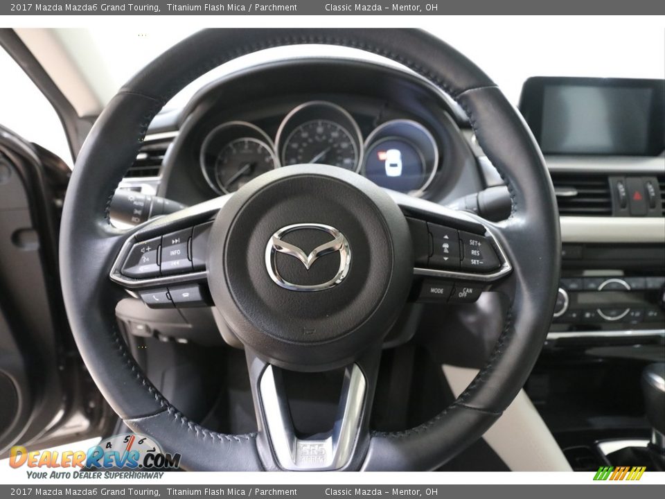 2017 Mazda Mazda6 Grand Touring Titanium Flash Mica / Parchment Photo #7