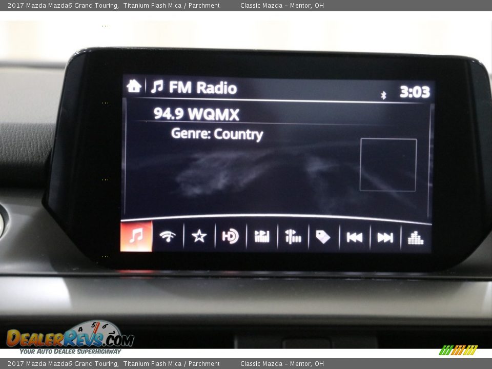 2017 Mazda Mazda6 Grand Touring Titanium Flash Mica / Parchment Photo #10