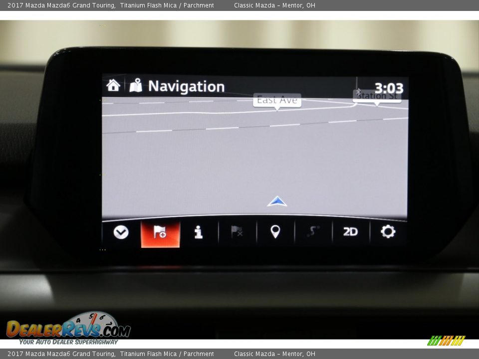 2017 Mazda Mazda6 Grand Touring Titanium Flash Mica / Parchment Photo #11