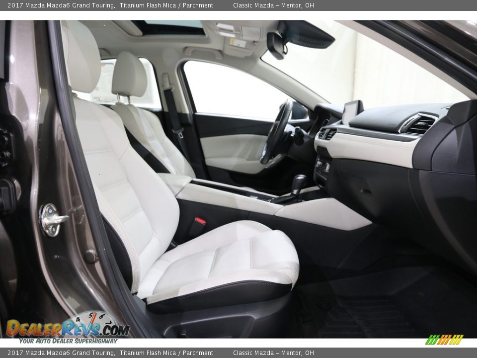 2017 Mazda Mazda6 Grand Touring Titanium Flash Mica / Parchment Photo #16