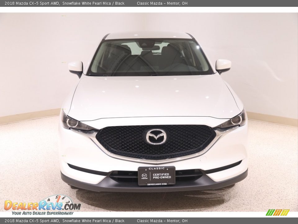 2018 Mazda CX-5 Sport AWD Snowflake White Pearl Mica / Black Photo #2