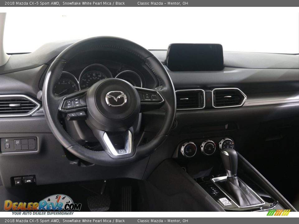2018 Mazda CX-5 Sport AWD Snowflake White Pearl Mica / Black Photo #6
