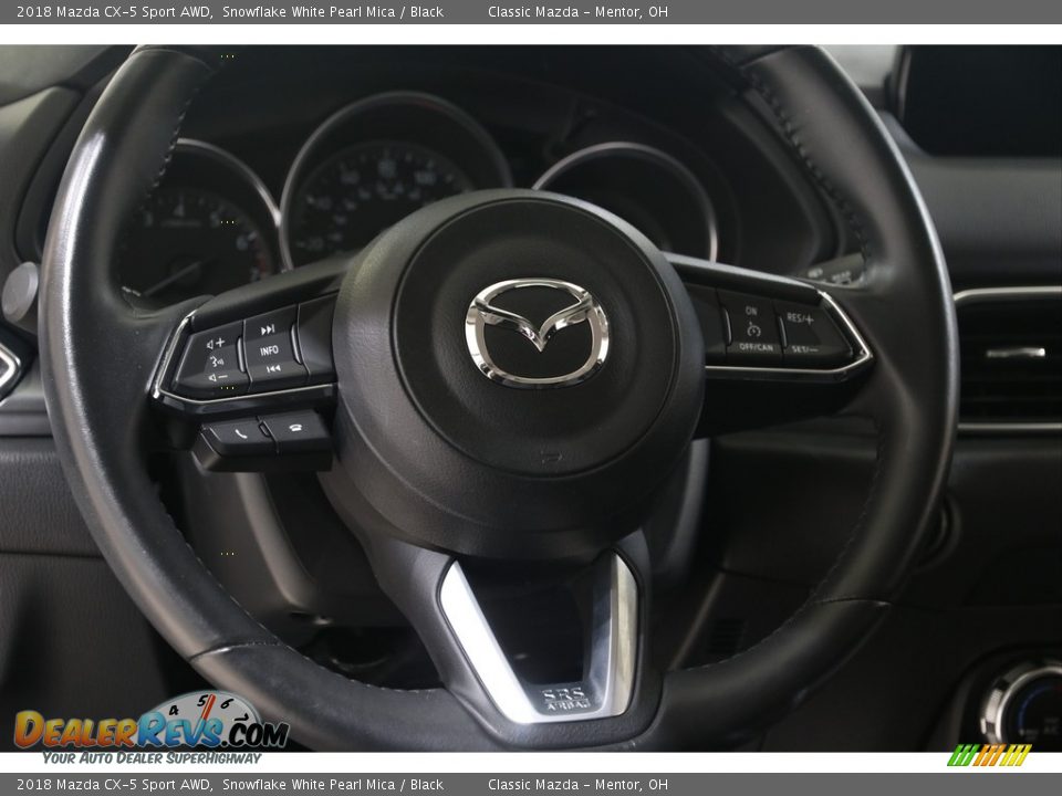 2018 Mazda CX-5 Sport AWD Snowflake White Pearl Mica / Black Photo #7