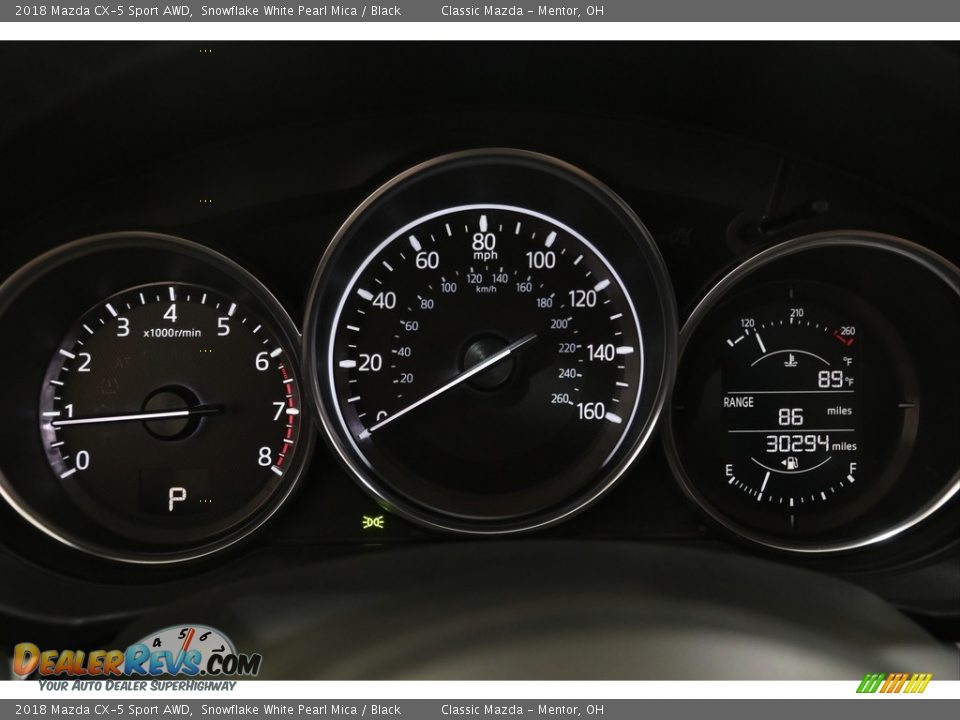 2018 Mazda CX-5 Sport AWD Snowflake White Pearl Mica / Black Photo #8