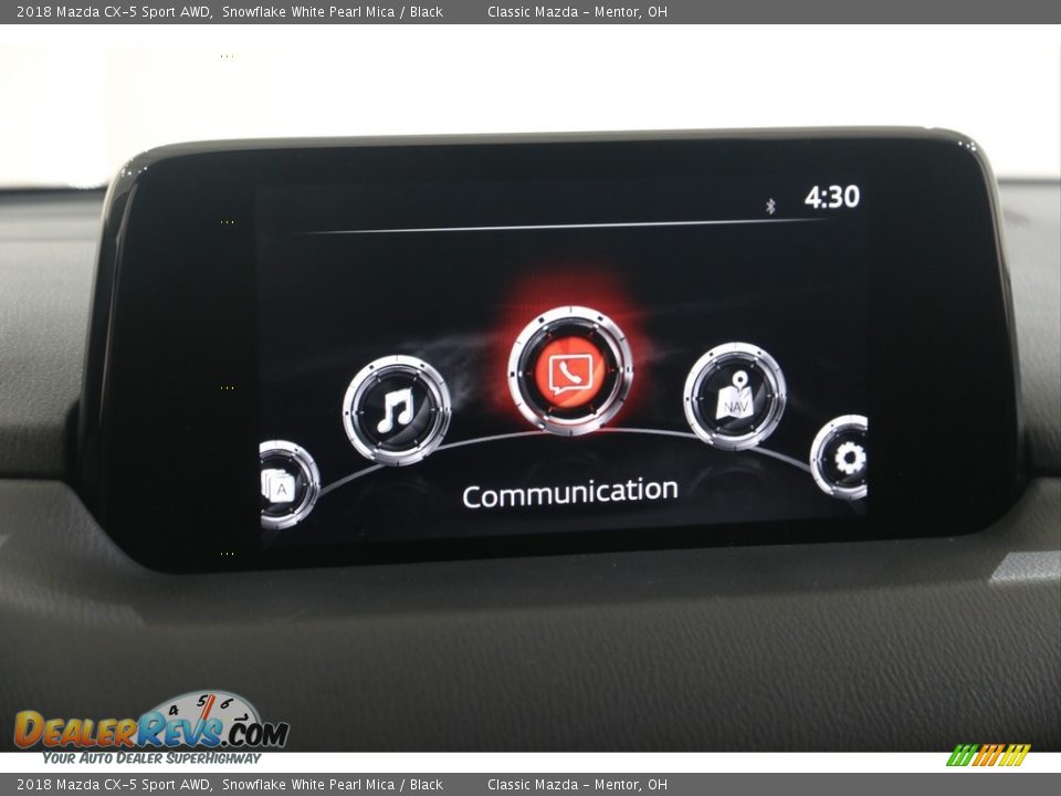 2018 Mazda CX-5 Sport AWD Snowflake White Pearl Mica / Black Photo #10