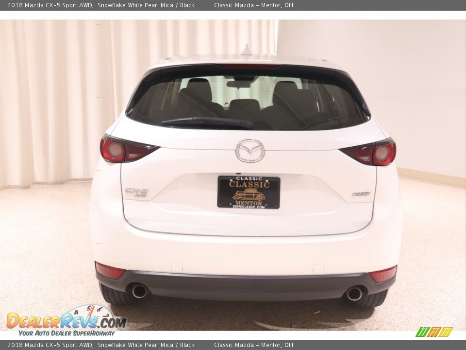 2018 Mazda CX-5 Sport AWD Snowflake White Pearl Mica / Black Photo #17