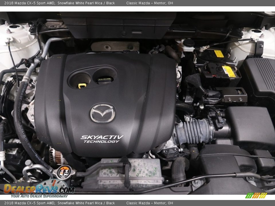 2018 Mazda CX-5 Sport AWD Snowflake White Pearl Mica / Black Photo #18