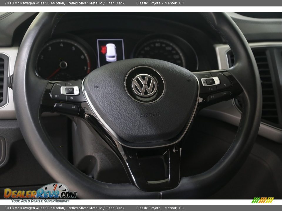 2018 Volkswagen Atlas SE 4Motion Reflex Silver Metallic / Titan Black Photo #7