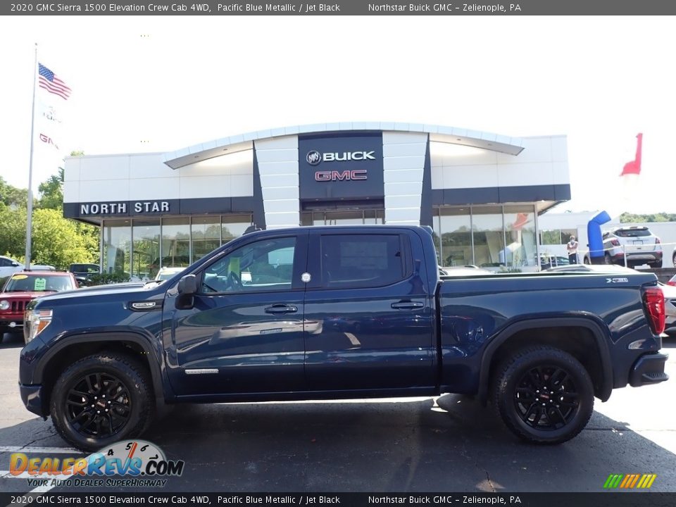 2020 GMC Sierra 1500 Elevation Crew Cab 4WD Pacific Blue Metallic / Jet Black Photo #1