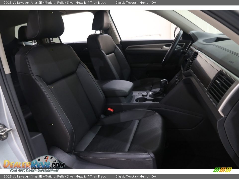 2018 Volkswagen Atlas SE 4Motion Reflex Silver Metallic / Titan Black Photo #14
