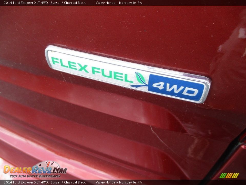 2014 Ford Explorer XLT 4WD Sunset / Charcoal Black Photo #6