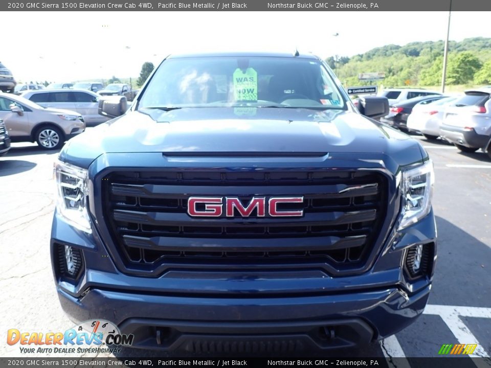 2020 GMC Sierra 1500 Elevation Crew Cab 4WD Pacific Blue Metallic / Jet Black Photo #3