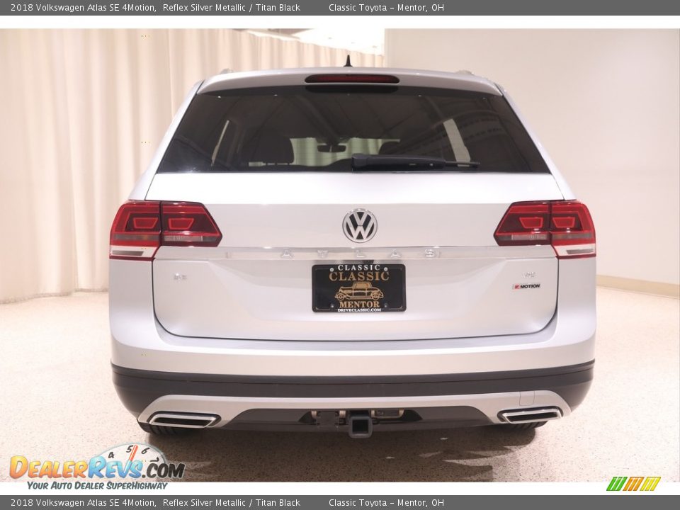 2018 Volkswagen Atlas SE 4Motion Reflex Silver Metallic / Titan Black Photo #18
