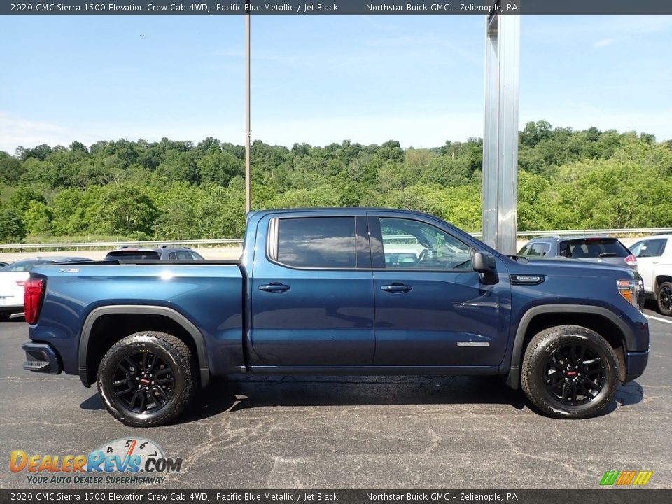 Pacific Blue Metallic 2020 GMC Sierra 1500 Elevation Crew Cab 4WD Photo #5