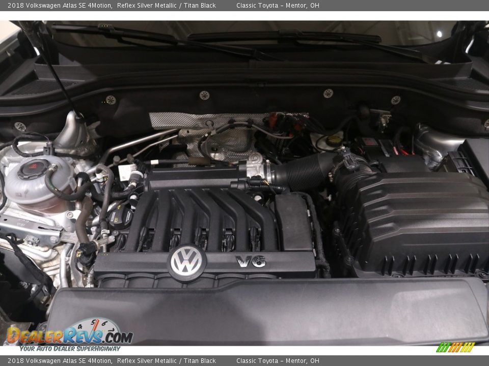 2018 Volkswagen Atlas SE 4Motion Reflex Silver Metallic / Titan Black Photo #19