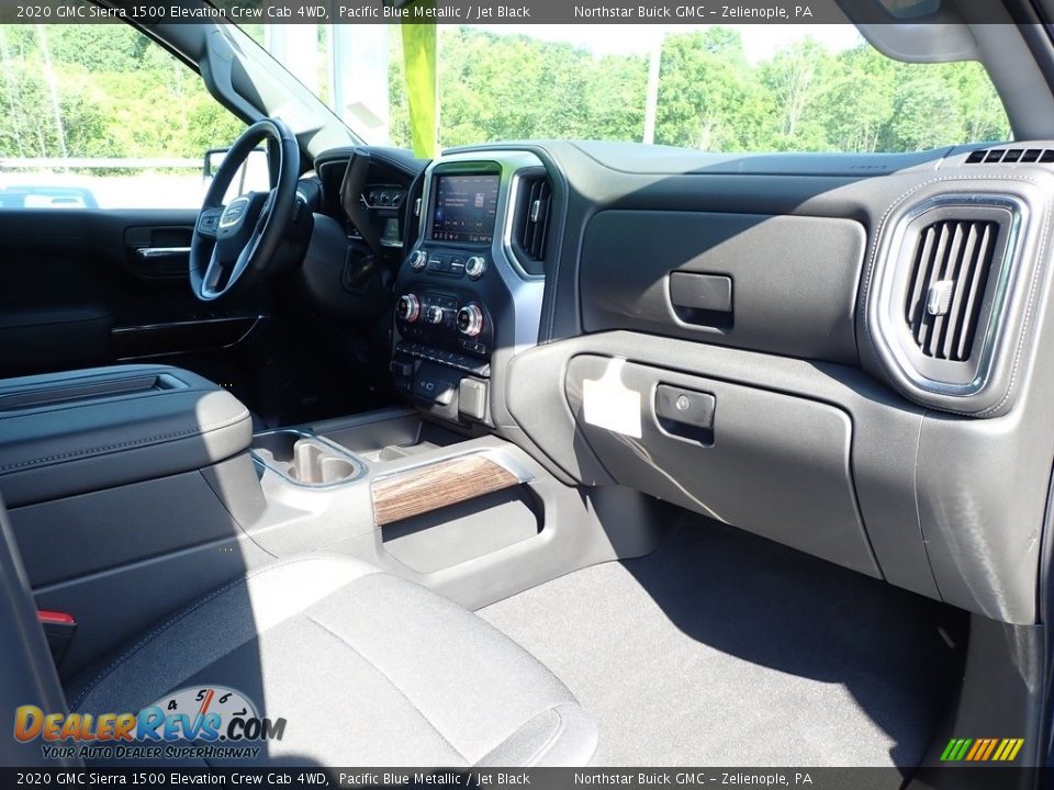 2020 GMC Sierra 1500 Elevation Crew Cab 4WD Pacific Blue Metallic / Jet Black Photo #6