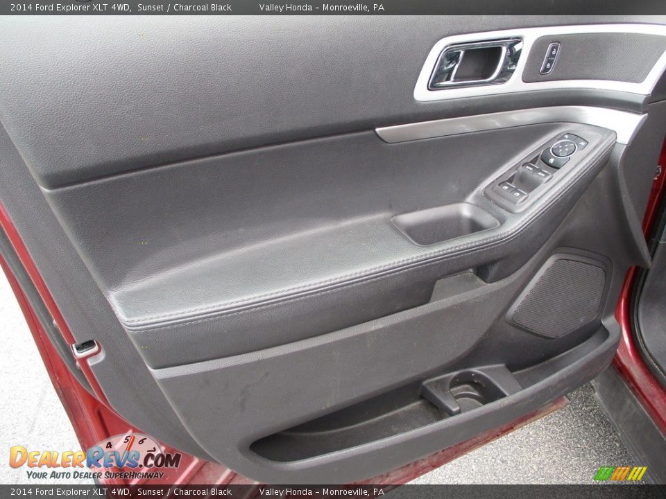 2014 Ford Explorer XLT 4WD Sunset / Charcoal Black Photo #10