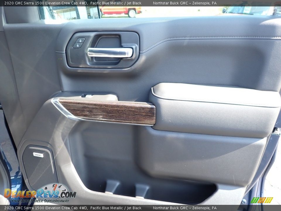 2020 GMC Sierra 1500 Elevation Crew Cab 4WD Pacific Blue Metallic / Jet Black Photo #7