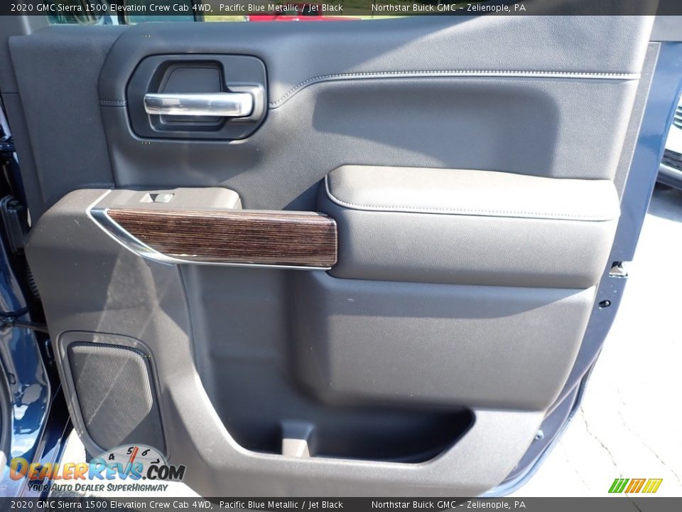 2020 GMC Sierra 1500 Elevation Crew Cab 4WD Pacific Blue Metallic / Jet Black Photo #8