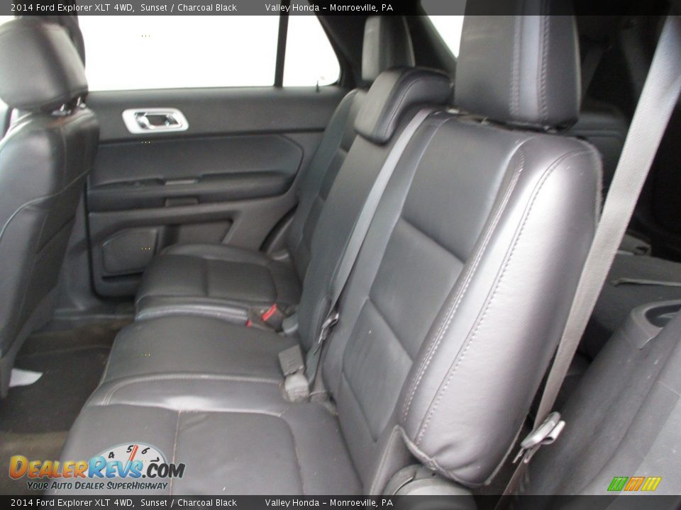 2014 Ford Explorer XLT 4WD Sunset / Charcoal Black Photo #13