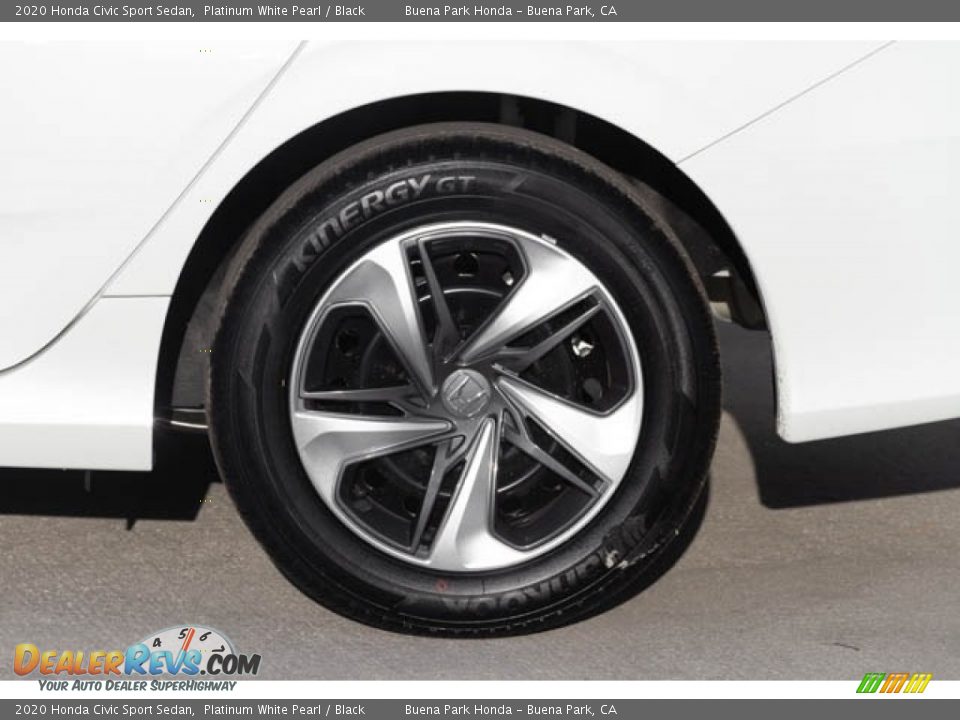 2020 Honda Civic Sport Sedan Platinum White Pearl / Black Photo #13