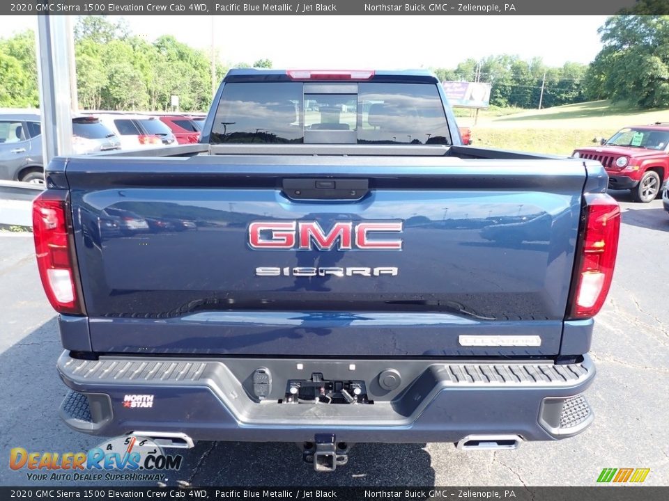 2020 GMC Sierra 1500 Elevation Crew Cab 4WD Pacific Blue Metallic / Jet Black Photo #10