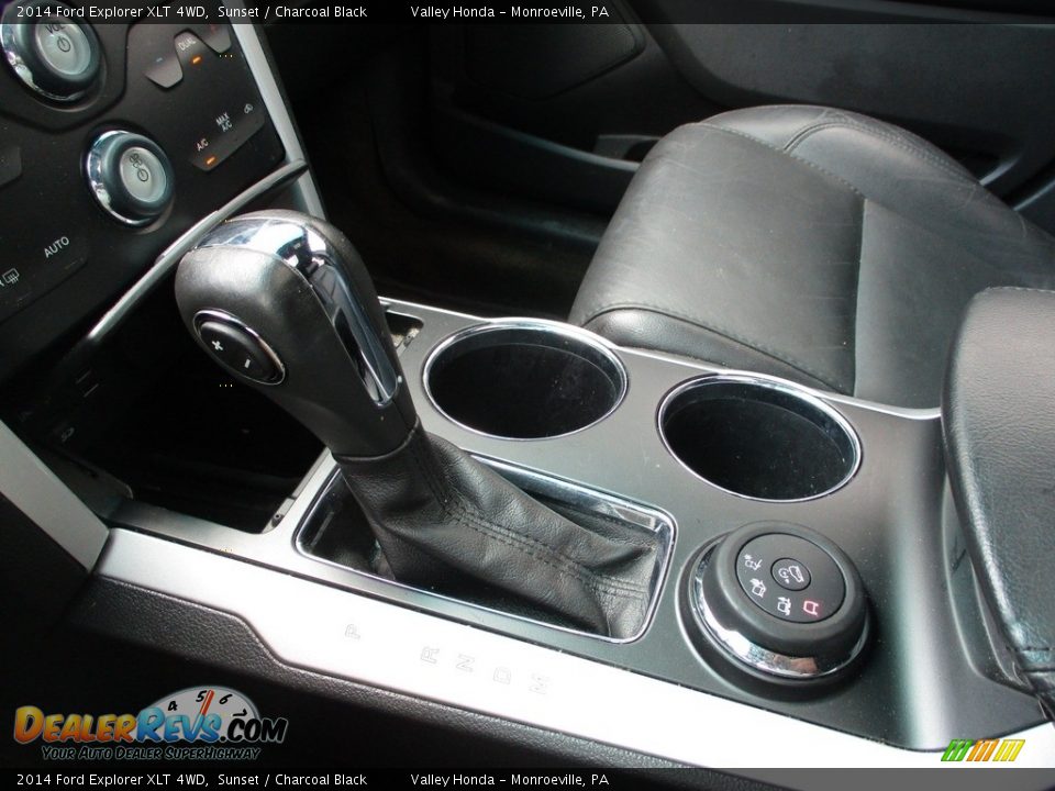 2014 Ford Explorer XLT 4WD Sunset / Charcoal Black Photo #15