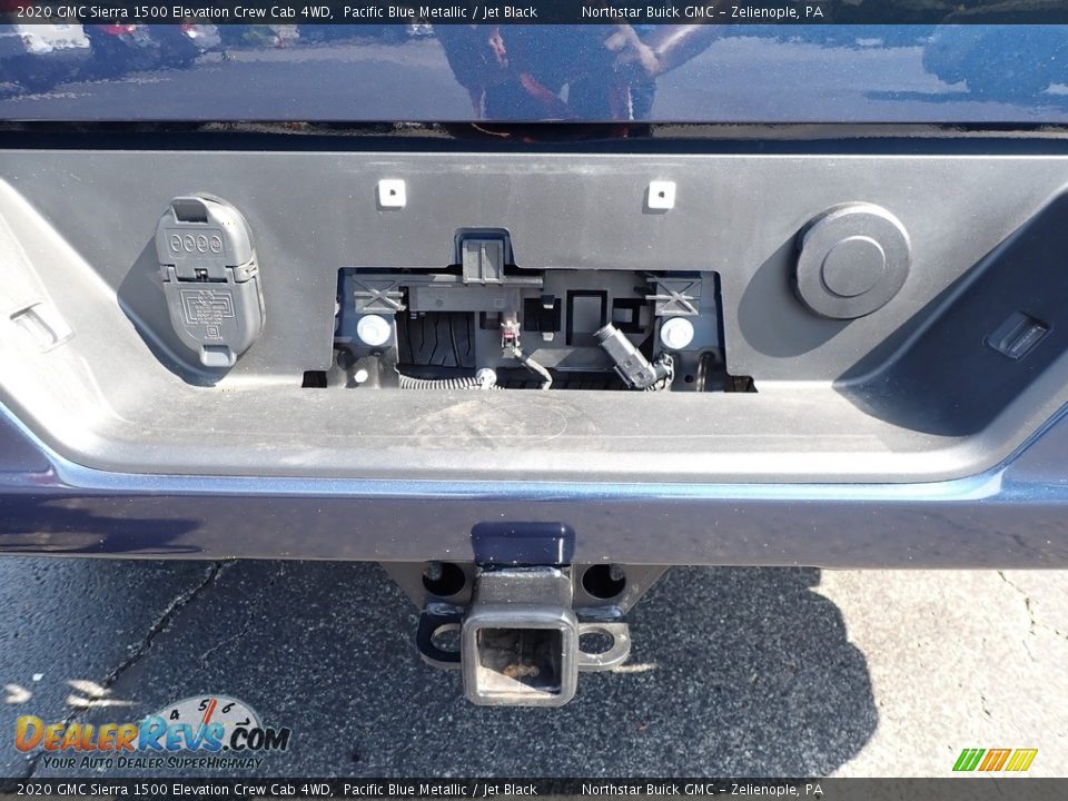 2020 GMC Sierra 1500 Elevation Crew Cab 4WD Pacific Blue Metallic / Jet Black Photo #11