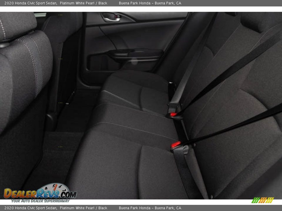 2020 Honda Civic Sport Sedan Platinum White Pearl / Black Photo #17