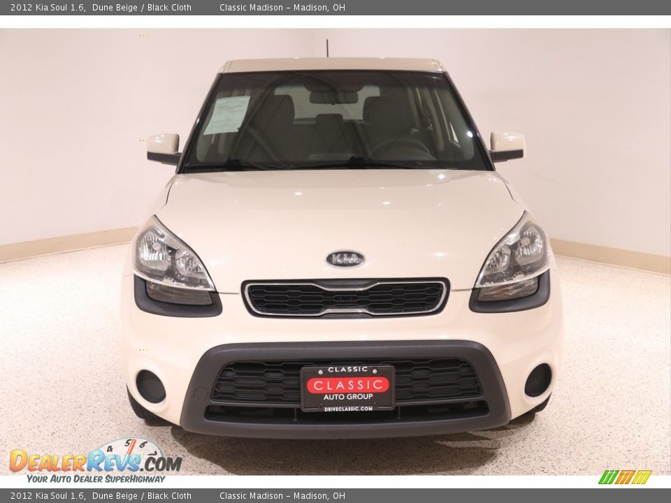 2012 Kia Soul 1.6 Dune Beige / Black Cloth Photo #2