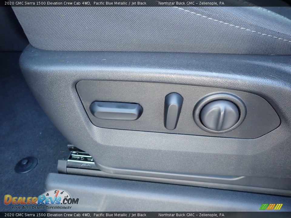 2020 GMC Sierra 1500 Elevation Crew Cab 4WD Pacific Blue Metallic / Jet Black Photo #17