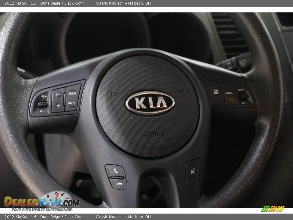 2012 Kia Soul 1.6 Dune Beige / Black Cloth Photo #7