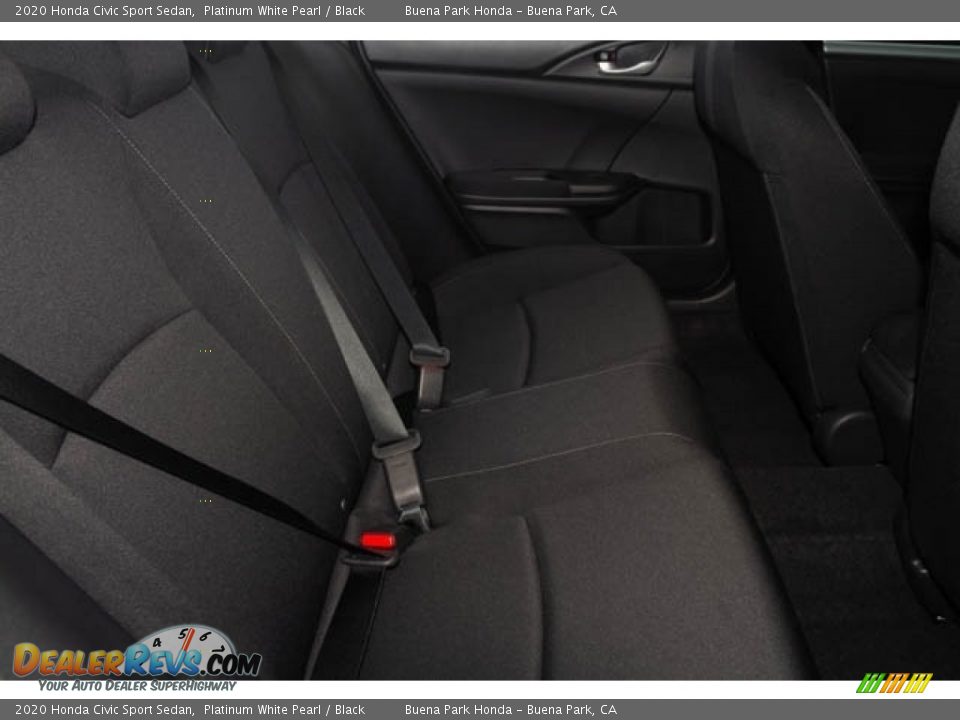 2020 Honda Civic Sport Sedan Platinum White Pearl / Black Photo #27