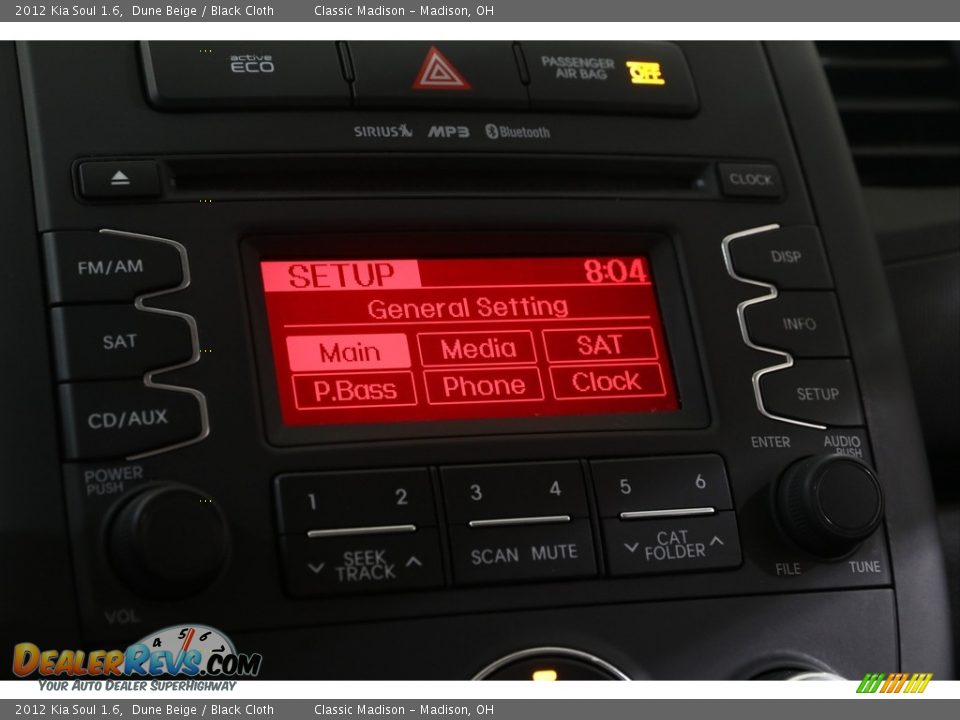 2012 Kia Soul 1.6 Dune Beige / Black Cloth Photo #11