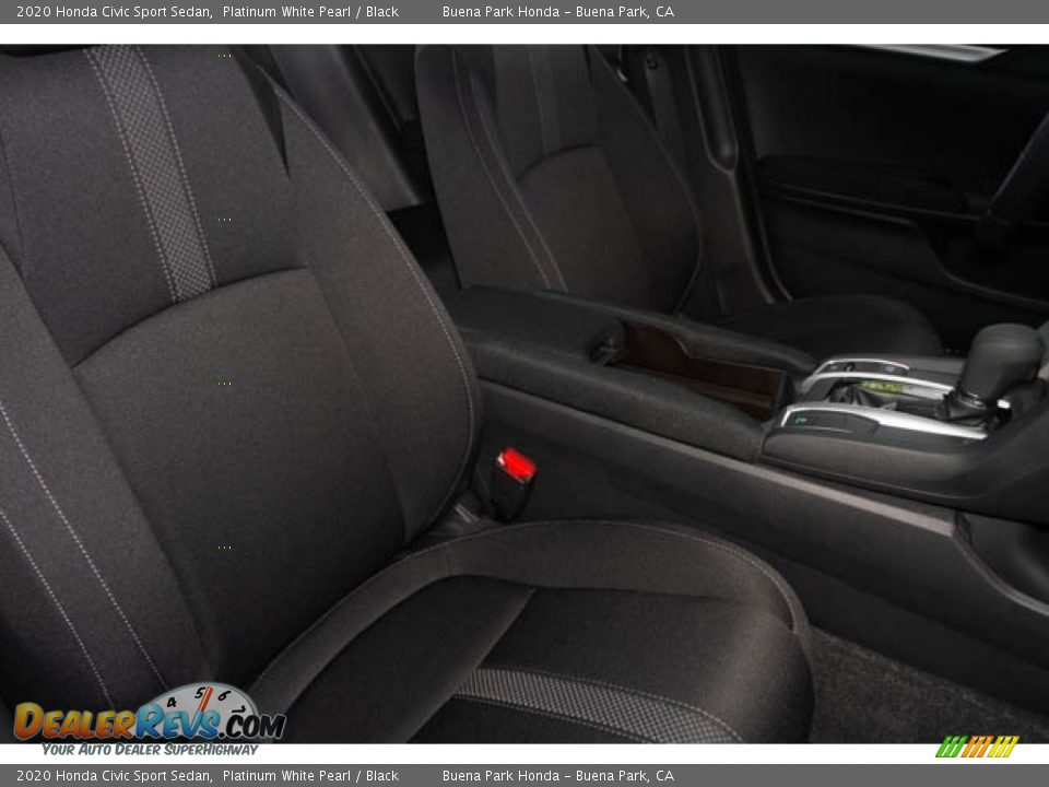2020 Honda Civic Sport Sedan Platinum White Pearl / Black Photo #30