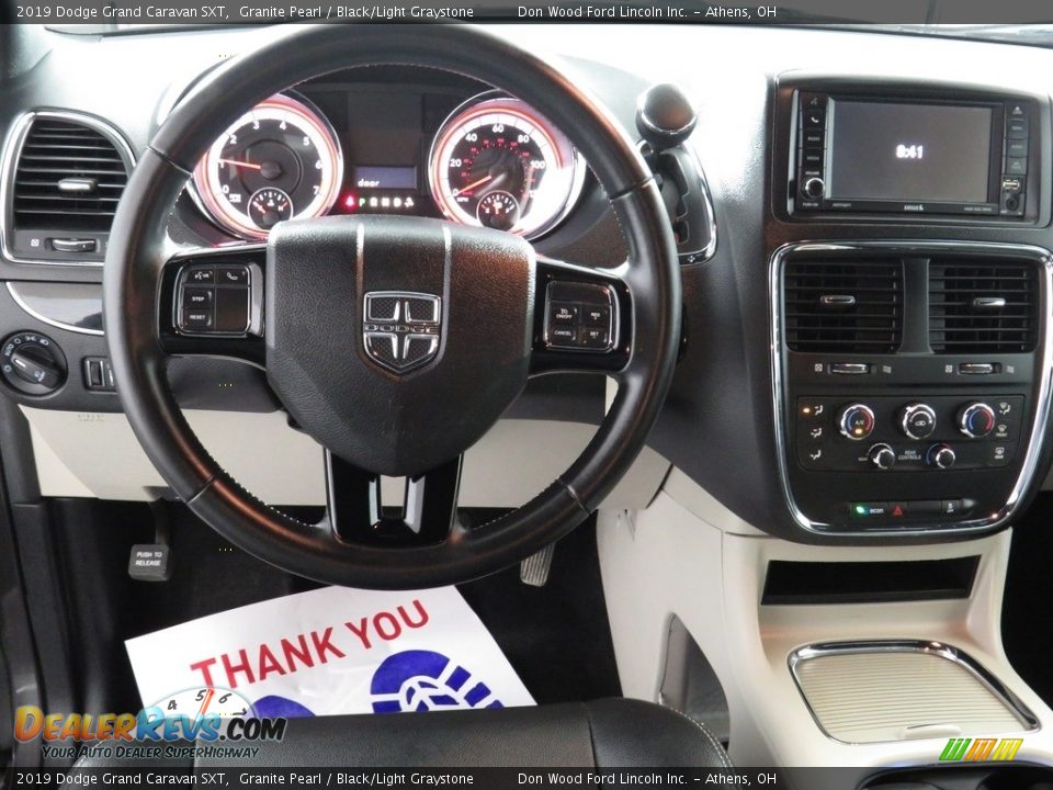 2019 Dodge Grand Caravan SXT Granite Pearl / Black/Light Graystone Photo #31