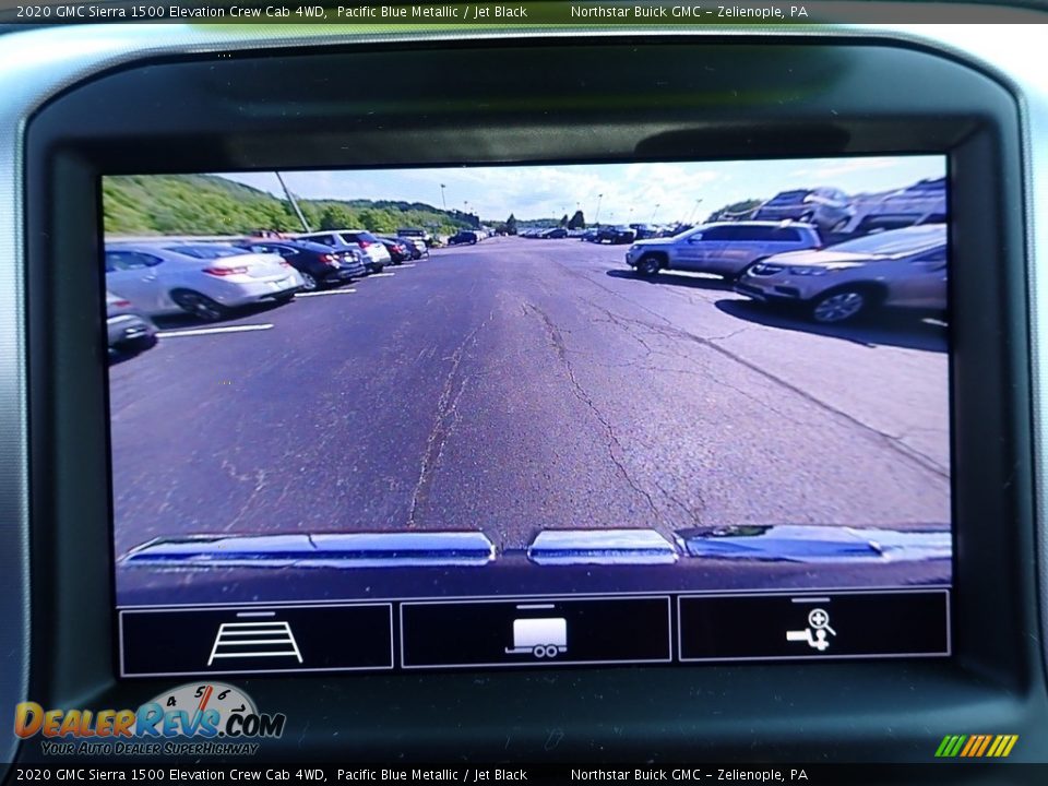 2020 GMC Sierra 1500 Elevation Crew Cab 4WD Pacific Blue Metallic / Jet Black Photo #27