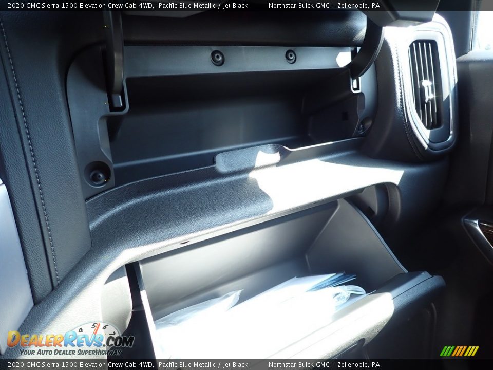 2020 GMC Sierra 1500 Elevation Crew Cab 4WD Pacific Blue Metallic / Jet Black Photo #29