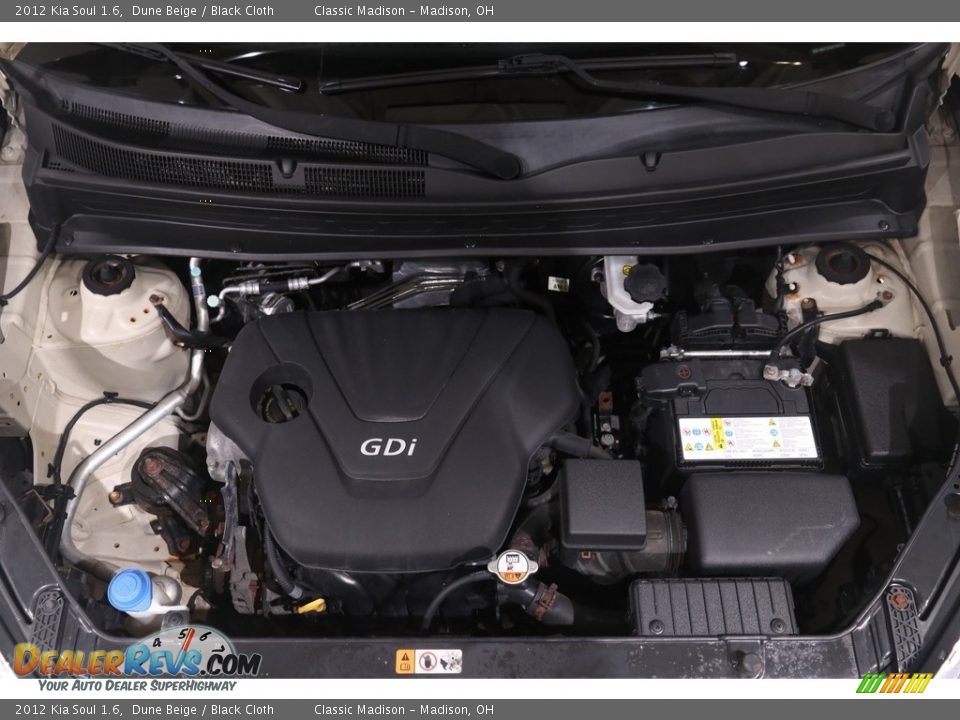 2012 Kia Soul 1.6 Dune Beige / Black Cloth Photo #20