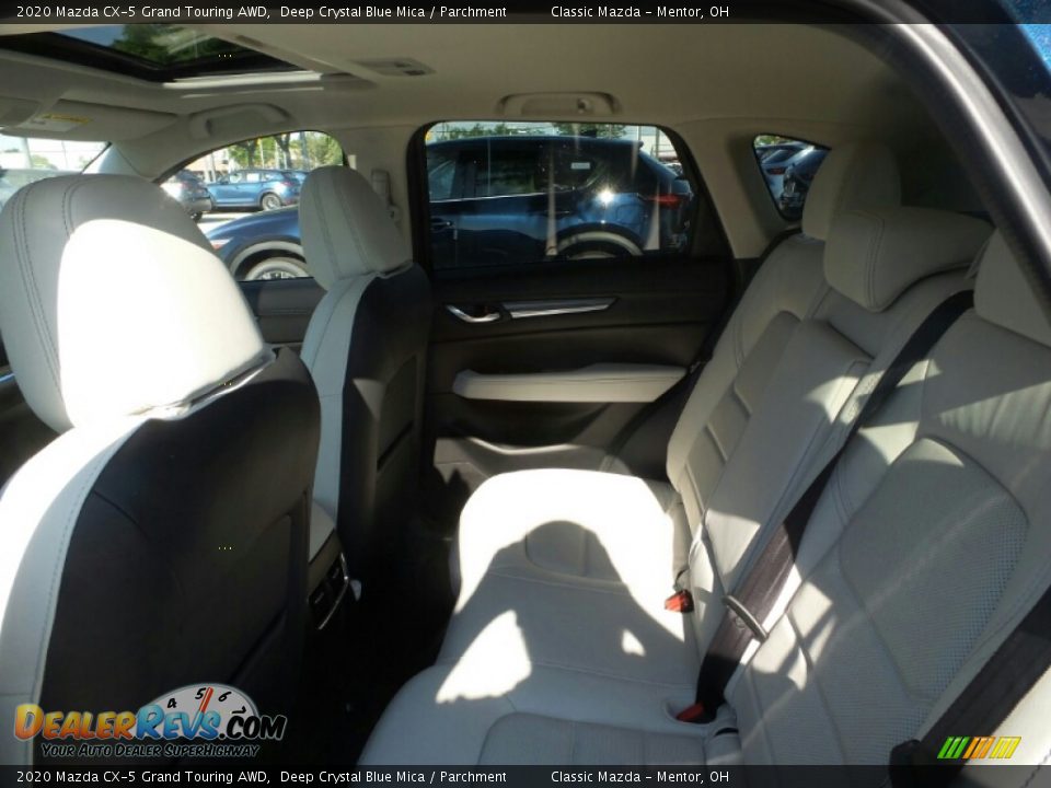 2020 Mazda CX-5 Grand Touring AWD Deep Crystal Blue Mica / Parchment Photo #9
