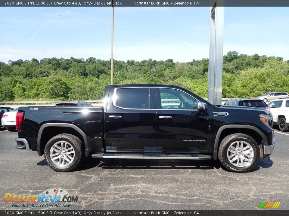 2020 GMC Sierra 1500 SLT Crew Cab 4WD Onyx Black / Jet Black Photo #5