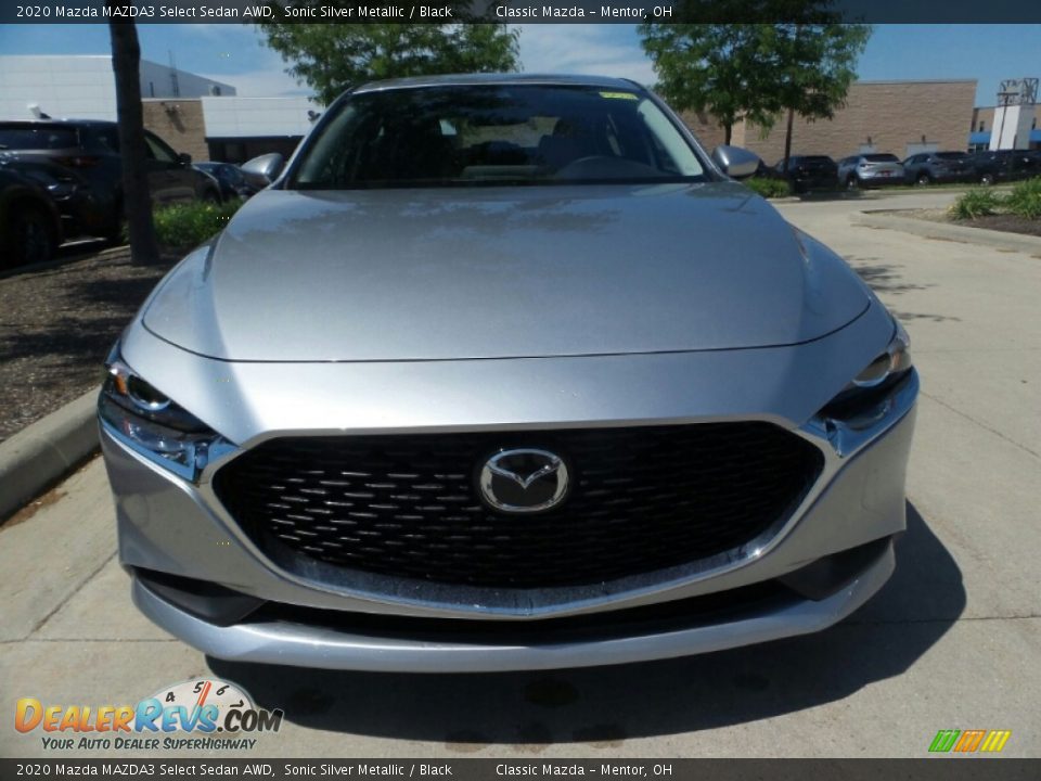 2020 Mazda MAZDA3 Select Sedan AWD Sonic Silver Metallic / Black Photo #2