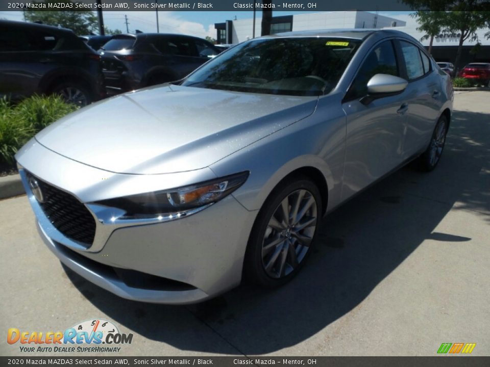 2020 Mazda MAZDA3 Select Sedan AWD Sonic Silver Metallic / Black Photo #3