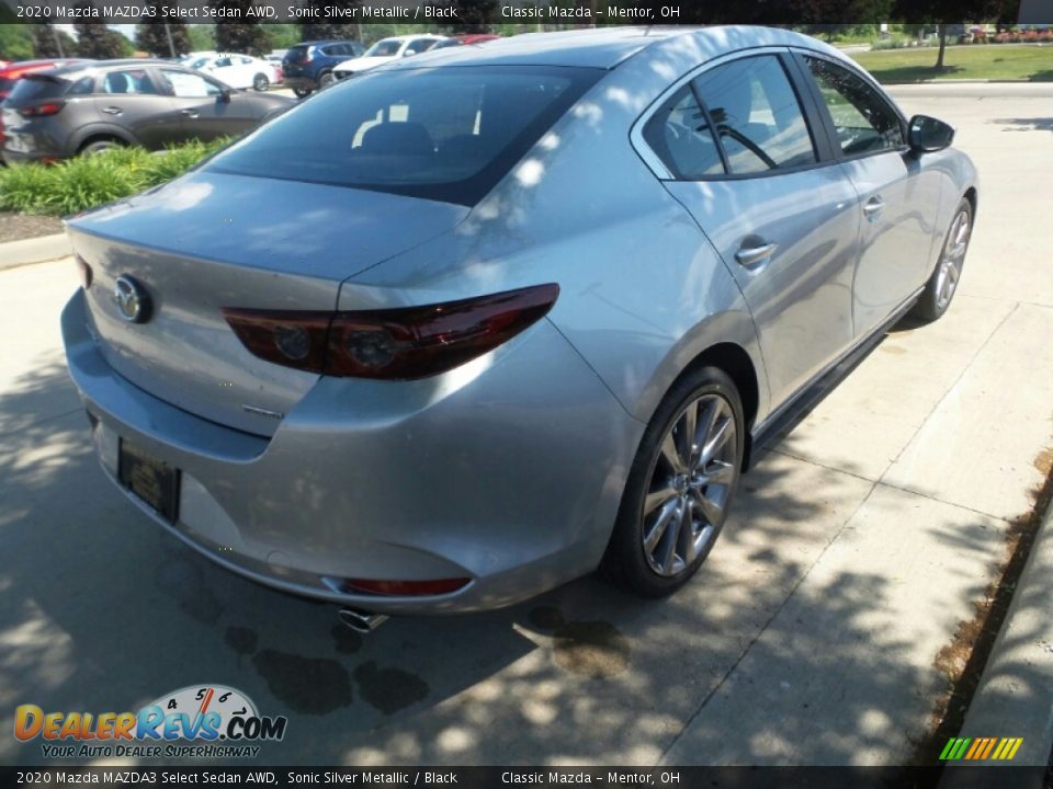2020 Mazda MAZDA3 Select Sedan AWD Sonic Silver Metallic / Black Photo #5