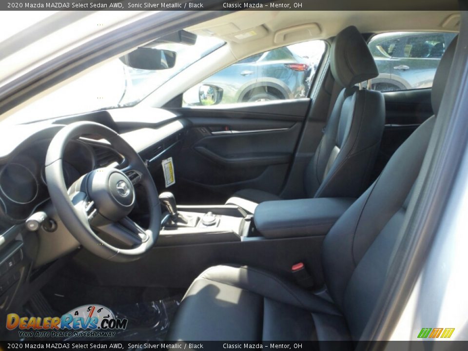 2020 Mazda MAZDA3 Select Sedan AWD Sonic Silver Metallic / Black Photo #6