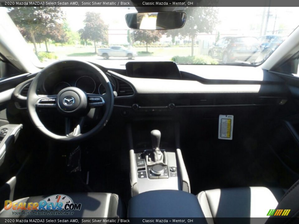 2020 Mazda MAZDA3 Select Sedan AWD Sonic Silver Metallic / Black Photo #8