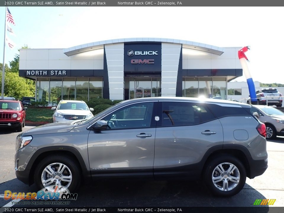 2020 GMC Terrain SLE AWD Satin Steel Metallic / Jet Black Photo #1