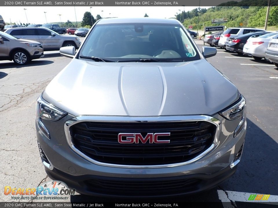 2020 GMC Terrain SLE AWD Satin Steel Metallic / Jet Black Photo #3